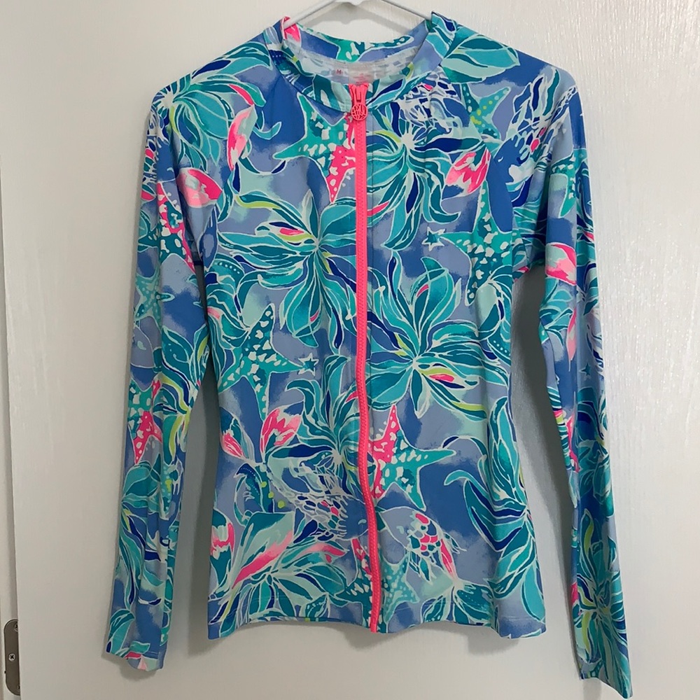 Lilly Pulitzer rash guard upf 50+